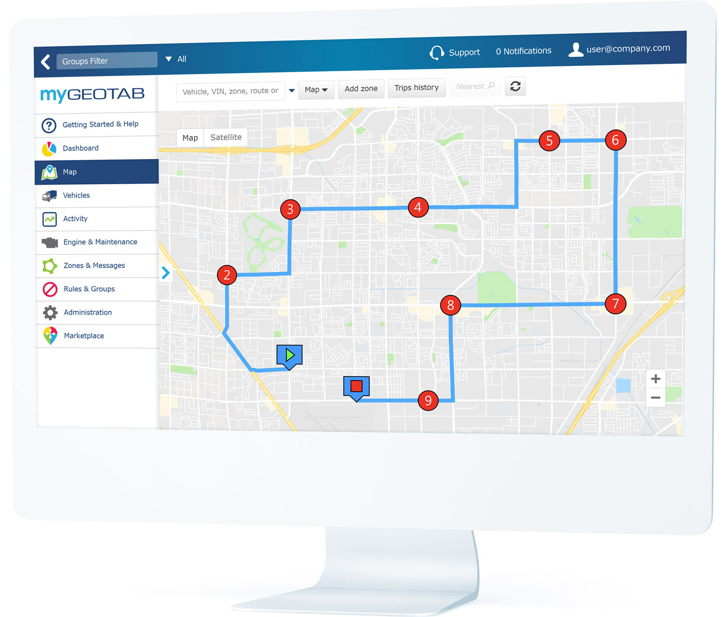 trip routing software